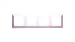 VALENA LIFE Ramka poczwórna aluminium 754134