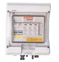 Zestaw przyłaczeniowy PV IP65 1000V DC MC4 1x łańcuch PV 1x MPPT ochronnik typ 2 podstawy bezp. (bez wkładek) PVK00C11