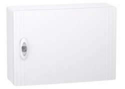 Rozdzielnica PrismaSeT XS 1x18 natynkowa PSXS-1-18-NT-B drzwi białe IP40 IK09 LVSXQ118