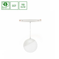 SYSTEM SHIFT CCT- GLOBE P OPRAWA KULA ZWIS  FI100 (815MM KABEL) 5W 165ST BIAŁY CCT SWITCH 5 LAT GW.