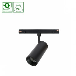 SYSTEM SHIFT - SPOT M oprawa na szynoprzewód 44x157x178mm 10W 24st czarny 5 lat gw 2 FAZY