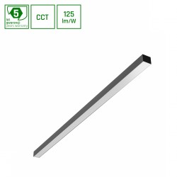 Oprawa oświetleniowa ALLDAY BASIC 40W CCT 230V IP20 1203x42x37mm CZARNY 5 LAT GW.