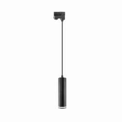MADARA MINI RING GU10 ZWIS NA SZYNOPRZEWÓD 3F 230V IP20 fi55*200mm CZARNY kabel 1m