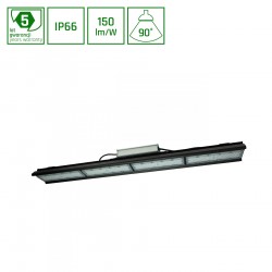 Oprawa HALLS LINE HIGH BAY 200W NW 230V 90st IP66 IK10 990x126x95mm CZARNY 5 lat gw. 0-10V