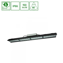 Oprawa HALLS LINE HIGH BAY 200W NW 230V 90st IP66 IK10 990x126x95mm CZARNY 5 lat gw. 0-10V