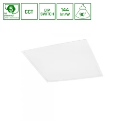 Panel LED ALGINE PANEL BACKLIGHT 25W/40W/45W CCT 230V 90st IP20 UGR<19 620x620x34MM BIAŁY 5 LAT GWARANCJI