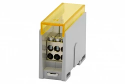 Blok rozdzielczy VBR 250A-6 (1x35 / 6x16) Al/Cu - żółty
