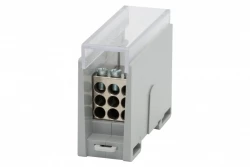 Blok rozdzielczy VBR 250A-9 (1x35 / 9x16) Al/Cu - szary