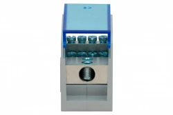 Blok rozdzielczy VBR 300A-8 (1x50 / 8x16) Al/Cu - niebieski