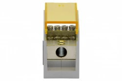 Blok rozdzielczy VBR 300A-8 (1x50 / 8x16) Al/Cu - żółty