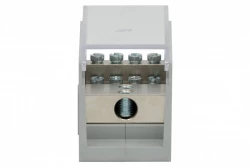 Blok rozdzielczy VBR 400A-8 (1x50 / 8x25) Al/Cu - szary
