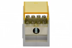 Blok rozdzielczy VBR 400A-8 (1x50 / 8x25) Al/Cu - żółty