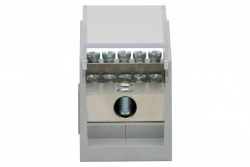Blok rozdzielczy VBR 400A-10 (1x50 / 10x16) Al/Cu - szary