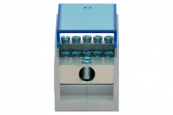 Blok rozdzielczy VBR 400A-10 (1x50 / 10x16) Al/Cu - niebieski