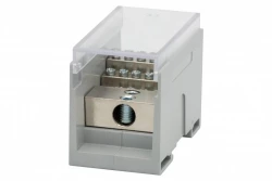 Blok rozdzielczy VBR 400A-16 (1x50 / 16x10) Al/Cu - szary