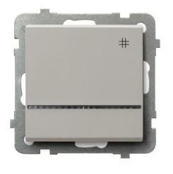 SONATA Łącznik krzyżowy z podświetleniem niebieskim kaszmir ŁP-4RS/m/82