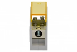 Blok rozdzielczy VBR 250A-4 (1x35 / 4x25) Al/Cu - żółty