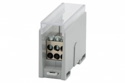 Blok rozdzielczy VBR 250A-6 (1x35 / 6x16) Al/Cu - szary