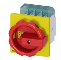 ROZŁĄCZNIK GŁÓWNY/AWARYJNY MOC 7.5kW AC23 A 5.5kW AC-3 PRĄD 16A AC 21A MONTAŻ TABLICOWY 3LD2003-1TL53