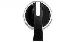 Głowica oper. z kołnierzem O 29mm, plastik. z metali. wyk., czarna rączka KBA1H