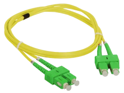 Patch cord SM SC/APC-SC/APC duplex 9/125 (G.657.A1) 2.0m ALANTEC