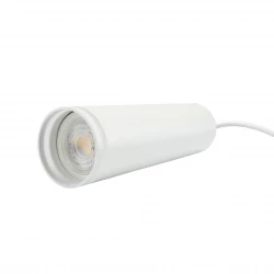 MADARA MINI RING GU10 ZWIS BAZA 230V IP20 fi55*200mm BIAŁY kabel 1m