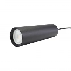 MADARA MINI II GU10 ZWIS BAZA 230V IP20 fi55*200mm CZARNY kabel 1m
