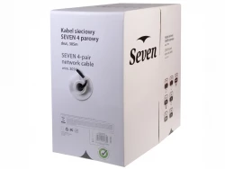 KABEL KOMPUTEROWY UTP5e CU+ŻEL ŻELOWANY -ZIEMNY SEVLAN 15888