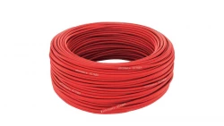 Kabel przeciwpożarowy parowany HTKSHekw 1x2x0,8mm FE180 PH120 E90 czerwony 225V ekranowany bezhalogenowy Cca drut Bitner /500m/