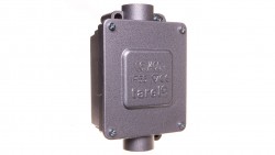 Puszka odgałęźna metalowa 5-torowa 6mm2 2 wejścia IP55 022