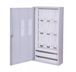 Szafka (Rozdzielnia) 9-licznikowa 3F 76 modułów IP 30 Stalowa uniwersalna UNI SYSTEM 750-1450-250 L