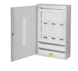 Szafka 6-licznikowa 3F 108 modułów IP 30 Stalowa uniwersalna UNI SYSTEM 750-1200-250 LM