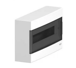 Rozdzielnica modułowa 1x18 natynkowa IP40 Easy9 EZ9EU-1-18-NT-T drzwi transparentne EZ9EUC118