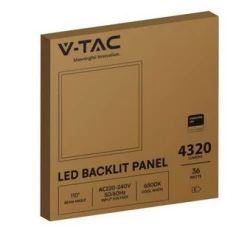 Oprawa wstropowa Panel LED 36W 4320lm 6500K IP20 600x600 Diody SAMSUNG 5 Lat Gwarancji 23625