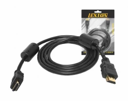 Lx HD14 PS Kabel HDMI-HDMi złoty 19 Pin + Filtr 10m Cu
