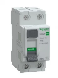 Wyłącznik różnicowoprądowy 25A 2P 30mA Typ A Easy9 Pro EZ9R49225