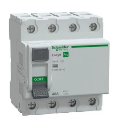 Wyłącznik różnicowoprądowy 40A 4P 30mA Typ A Easy9 Pro EZ9R49440