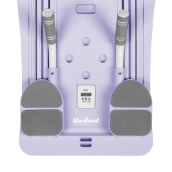 Domowy zestaw do pilates, wielofunkcyjny przyrząd do ćwiczeń fitness 9 w 1, kolor fioletowy RBA-3069-PU