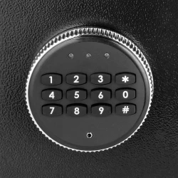 Sejf domowy elektroniczny na kod PIN i klucz – sejf na pieniądze i dokumenty Rebel RB-7002
