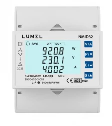 LUMEL NMID32 3-fazowy licznik energii z certyfikatem MID 1/5A Modbus RTU