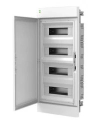 Rozdzielnica modułowa podtynkowa 4×12 IP40 ELEGANT PE+N biała 2475-00