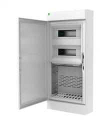 Rozdzielnica ELEGANT TWIN 2x12 PE+N + 2x12 multimedialna natynkowa biały 2465-50
