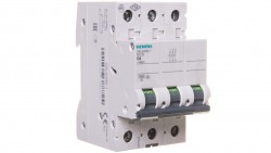 Wyłącznik nadprądowy 3P C 6A 6kA AC 5SL6306-7