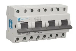 Przełącznik zasilania sieć–agregat I-0-II 4P 125A 230/400V na szynę DIN SPAMEL SPMP4P125
