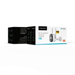 Kamera WiFi zewnętrzna 4Mpx 2K H.265 IR 15m Tuya Smart Life ONVIF PoE IP66 Kruger&Matz Connect C150 KM2219