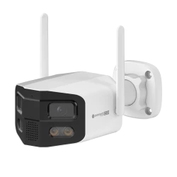 Kamera WiFi zewnętrzna panoramiczna 4Mpx Tuya Smart Life z detekcją ruchu i dwukierunkowym audio Kruger&Matz Connect C130 KM2218