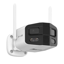 Kamera WiFi zewnętrzna panoramiczna 4Mpx Tuya Smart Life z detekcją ruchu i dwukierunkowym audio Kruger&Matz Connect C130 KM2218