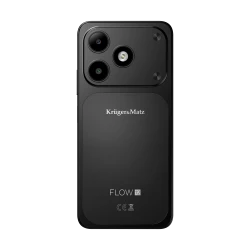 Smartfon Kruger&Matz FLOW 12 6,56″ 4/64GB Dual SIM NFC Android 16 5000mAh czarny KM05007-B