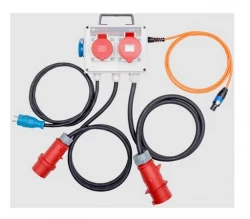 Adapter PAT-IPE do pomiaru prądu upływu urządzeń 1- i 3-fazowych 16/32A Sonel WAADAPAT3FPE