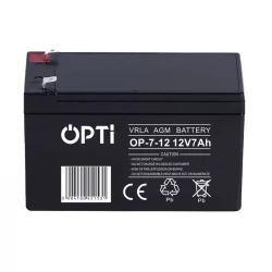 Akumulator AGM OPTI 12V 7Ah VRLA